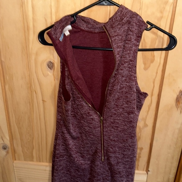 Cecico Sleeveless Maroon Dress - Picture 5 of 5